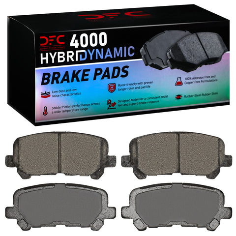 DFC 07-26 Honda Ridgeline Rear 4000 Hybridynamic Brake Pads - 4000-1724-00