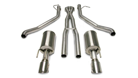 Corsa 05-06 Pontiac GTO 6.0L V8 2.5in Sport Cat-Back + XPipe Exhaust Polished Tips - 14189