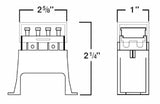 Hella Fuse Box 4 Way Axial Single - H84960061