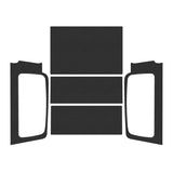 DEI 04-06 Jeep Wrangler LJ Unliminted Leather Look Headliner Complete Kit - Black - 50604