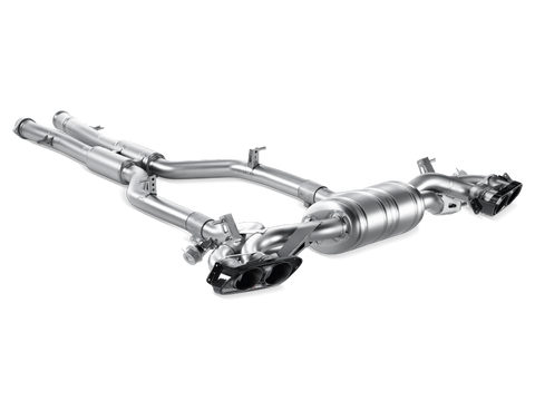 Akrapovic 10-14 AMG SLS Coupe/Roadster Evolution Line Cat Back (Titanium) w/ Carbon Tips - S-MESLSAMG/1