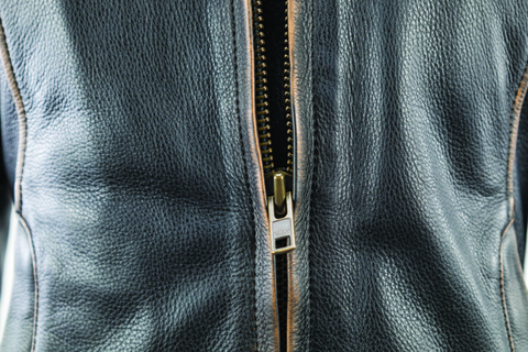River Road Dame Vintage Leather Jacket Black Womens - Small - 094388