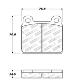 StopTech Street Touring 75-95 Alfa Romeo 2000 Spider/Graduate/Veloce Front Brake Pads - 308.00450