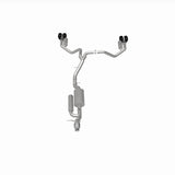 MagnaFlow 2021 Chevrolet Tahoe V8 5.3L Street Series Cat-Back Exhaust - Black Chrome Tips - 19541