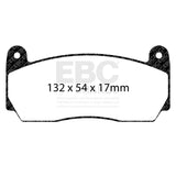 EBC Racing 12-19 BMW 3-Series (F30/F31/F34) Apollo-4 Caliper Yellowstuff Racing Brake Pad - DP4002/2SS