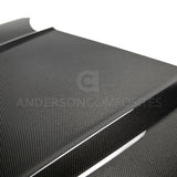 Anderson Composites 2015-2017 Ford Mustang Double Sided Carbon Fiber Type-OE Style Hood - AC-HD15FDMUGT-OE-DS
