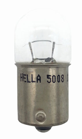 Hella Bulb 5008 12V 10W Ba15S B6 (2) - 5008TB