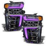 Oracle 20-21 Chevy Silverado HD 2500/3500 RGB+W Headlight DRL Upgrade Kit - ColorSHIFT - 1452-330