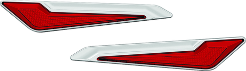 Kuryakyn Omni L.E.D. Side Saddlebag Inserts 18-20 GL1800 Chrome - 3254