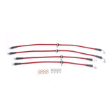 Power Stop 02-06 Acura RSX Front & Rear SS Braided Brake Hose Kit - BH00021