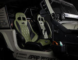 PRP EnduroCrawl Reclining Suspension Seat - Black Suede - Driver - A9001044-241