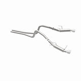 Magnaflow 2014 Ford Mustang V6 3.7L Comp Series Dual Split Rear Polished Stainless C/B Perf Exhaust - 15245