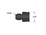 Fleece Performance Universal Billet Aluminum Adapter Fitting -10AN Male to 1.325in O-Ring Bore - FPE-34224-B