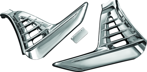 Kuryakyn Louvered Battery Box Cover 01-10 GL1800 Chrome - 3913