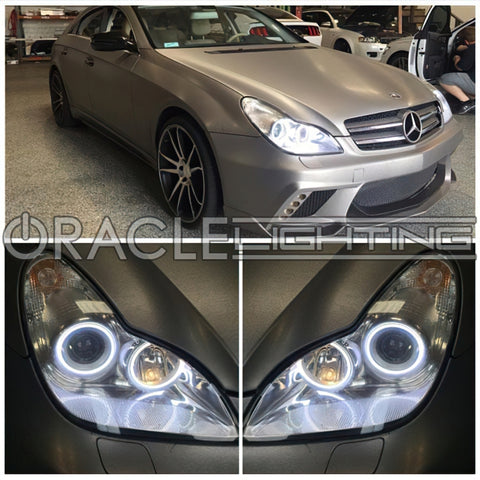 Oracle Mercedes Benz CLS 04-10 Halo Kit - ColorSHIFT w/o Controller - 2670-334