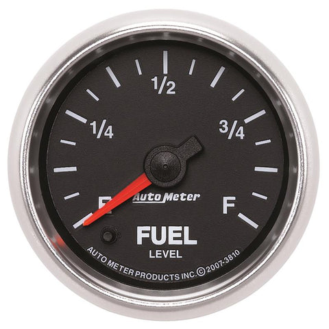 Autometer GS 2 1/16in. 0-280 Ohms Fuel Level Gauge - Stepper Motor - 3810