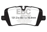 EBC 2017+ Land Rover Discovery 5 3.0L Supercharged Ultimax2 Rear Brake Pads - UD1692