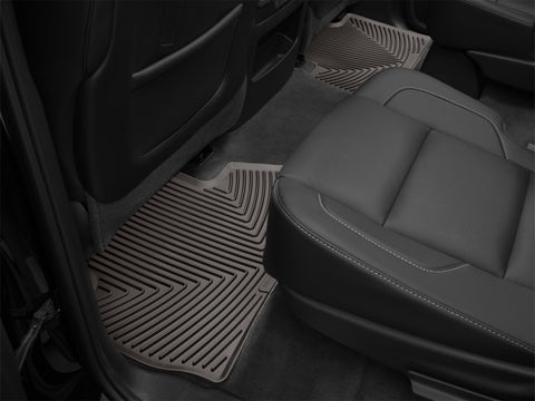 WeatherTech 2015+ Cadillac Escalade 2nd Row Rear Rubber Mats - Cocoa - W324CO