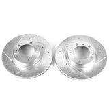 Power Stop 99-08 Porsche 911 Front Evolution Drilled & Slotted Rotors - Pair - EBR834XPR