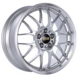 BBS RS-GT 19x8.5 5x120 ET35 Diamond Silver Center Diamond Cut Lip Wheel -82mm PFS/Clip Required - RS959DSPK