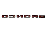 Ford Racing 2021+ Bronco Grille Lettering Overlay Kit - Black - M-1447-BLMB