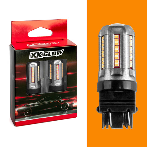XK Glow 2pc Amber 3156 Auto Bulb - XK3156-A