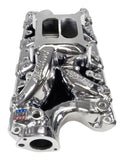 Edelbrock Ford Small-Block 289-302-347 RPM Air-Gap Intake Manifold - Chrome Plasma Finish - 7521-CP