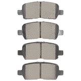 DFC 04-16 Pontiac Grand Prix Rear 4000 Hybridynamic Brake Pads - 4000-0999-00