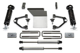 Fabtech 14-18 GM K1500 w/OE Alum. UCA 4in Budget UCA System w/DL 2.5 Coilovers & Rear DL Shocks - FTS21205