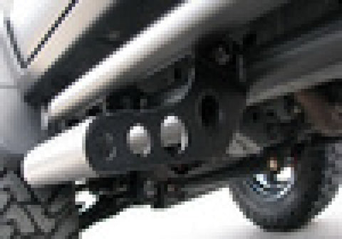 N-Fab 21-22 Ford Bronco 2 dr Gas SRW RKR Step System - Wheel 2 Wheel - 1.75in - Tex. Black - F212BRKRS2