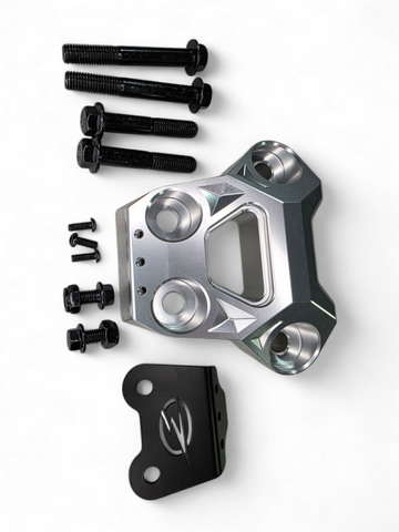 Elektric Offroad 2024+ Can Am Maverick R Radius Rod Plate Anodized Clear - RVMSM0017-C