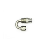 DeatschWerks 6AN Female Swivel 180-Degree Hose End PTFE (Incl. 1 Olive Insert) - 6-02-0853