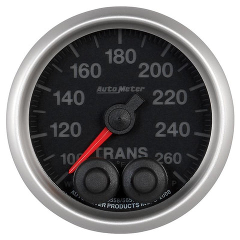 Autometer Elite 52mm 100-260 Degrees F Trans Temperature Peak and Warn Gauge w/ Electronic Control - 5658