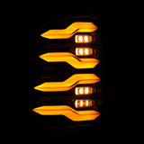 AlphaRex 09-18 Dodge Ram Luxx-Series LED Tail Lights Alpha-Black w/ Activation Light & Seq. Signal - 640003