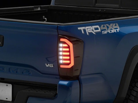 Raxiom 16-23 Toyota Tacoma LDS Series LED Tail Lights- Black Housing- Smoked Lens - TT67690