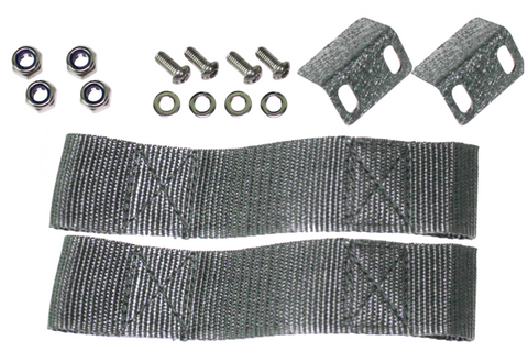 Fishbone Offroad 97-06 Jeep Wrangler TJ Front Tube Doors - Black Textured Powdercoat Steel - FB24077