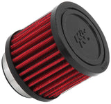 K&N 1.75 inch Vent 3 inch D 2.5 inch H Air Filter - Rubber Top - 62-1470