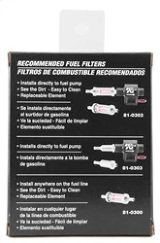 K&N Performance Electric Fuel Pump 1-2 PSI - 81-0400