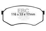 EBC 92-93 Toyota Pick-Up Extra Cab Yellowstuff Front Brake Pads - DP41317R