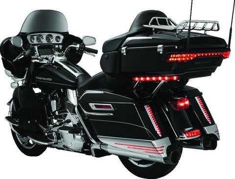 Kuryakyn Tri-Line Gauge Trim 14-Up Touring Models Chrome - 7284