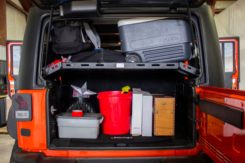 Fishbone Offroad 07-18 Jeep Wrangler JK 4 Door Fishbone Offroad Interior Storage Rack - FB25116