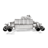Akrapovic 2018+ BMW M2 Competition/M2 CS (F87N) Slip-On Line (Titanium) w/Carbon Fiber Tips - S-BM/T/3H