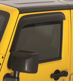 Rampage 2007-2018 Jeep Wrangler(JK) 2-Door Only Ventvisor - Smoke - 6816