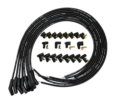 Moroso Universal Ignition Wire Set - Ultra 40 - Unsleeved - 135 Degree - Black - 73816