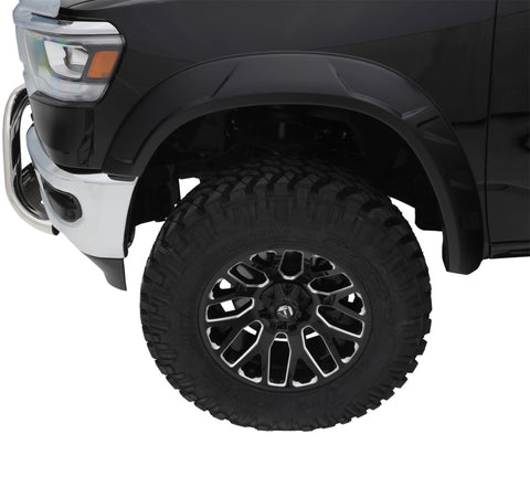 Bushwacker 17-19 Ford F-250 Super Duty w/ 81.8in Bed DRT Style Flares 4pc - Black - 20951-02