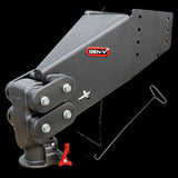 Gen-Y Executive Torsion-Flex Auto Rhino 5th Wheel Pin Box Rep w/Gooseneck 2-5/16in Coupler - GH-8056AL
