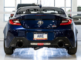 AWE Tuning Subaru BRZ / Toyota GR86 / Toyota 86 Track Edition Cat-Back Exhaust- Diamond Black Tips - 3020-33279