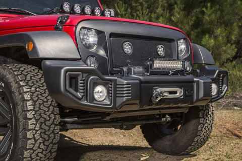 Rugged Ridge Spartacus Front Bumper Black 07-18 Jeep Wrangler - 11544.01