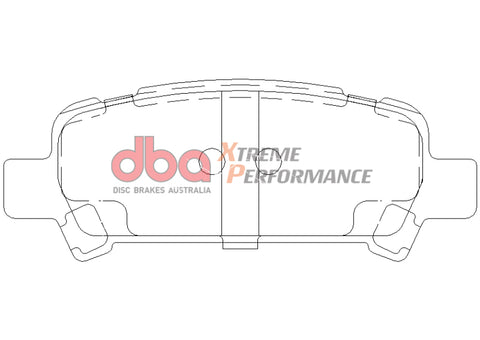 DBA 02-03 Subaru WRX XP650 Rear Brake Pads - DB1379XP