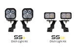 Diode Dynamics 16-21 Toyota Tacoma Stage Series 2in LED Ditch Light Kit Sport - White Combo - DD6376